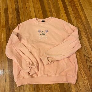 Coral Thanks a Bunch Sweatshirt